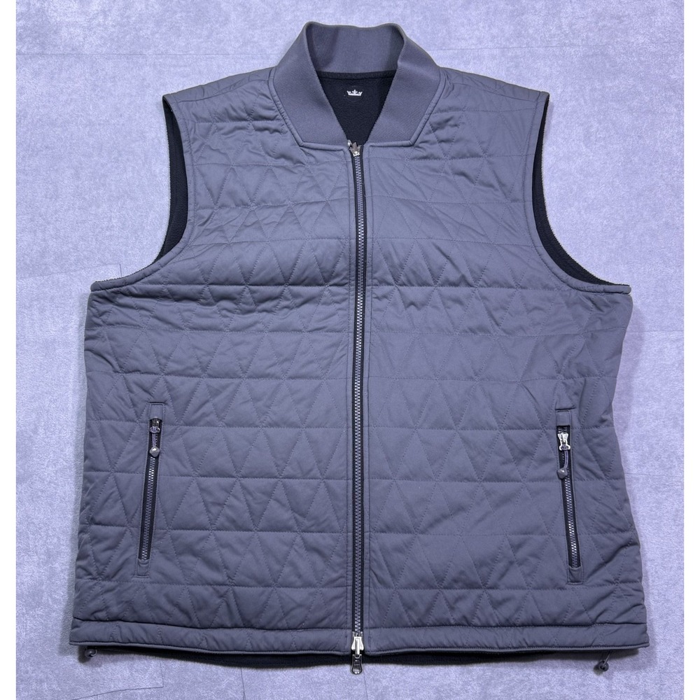 Peter Millar Vest Mens L Thermal Block Reversible Crown Sport Athleisure Modern